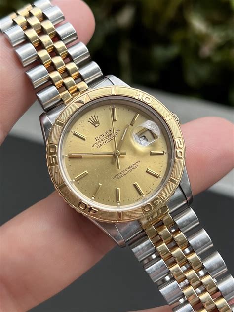 rolex datejust turn o graph thunderbird watch 16263